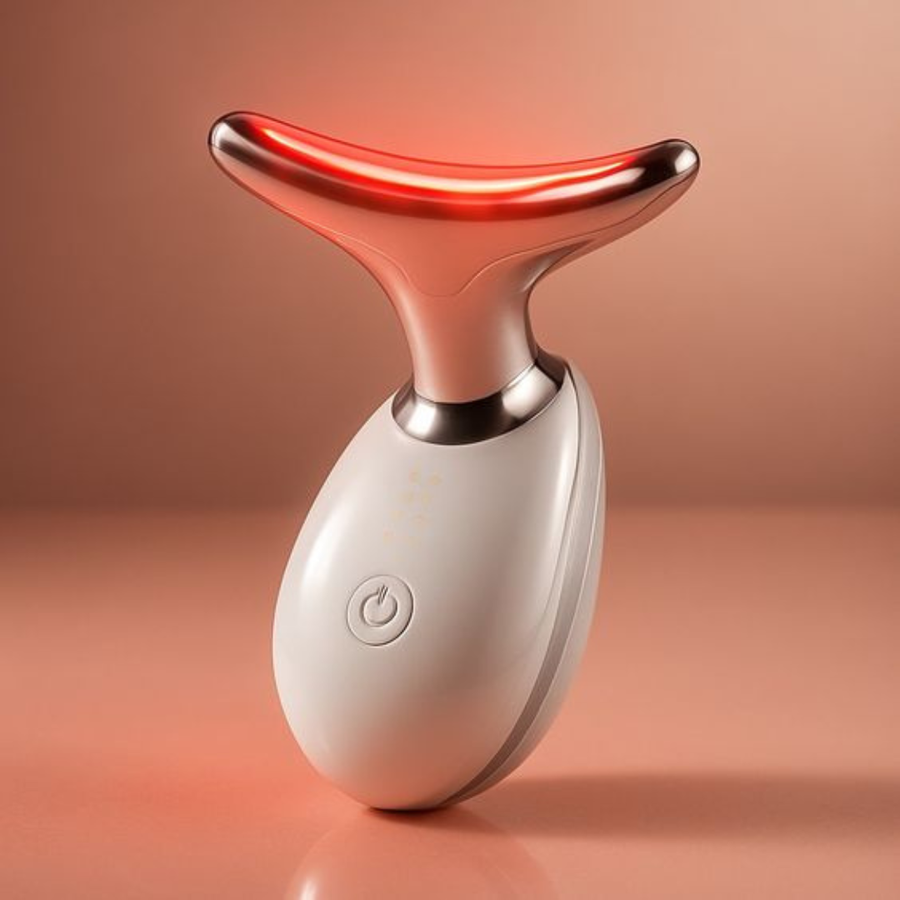 EMS Red Light Therapy Face & Neck Lifting Massager